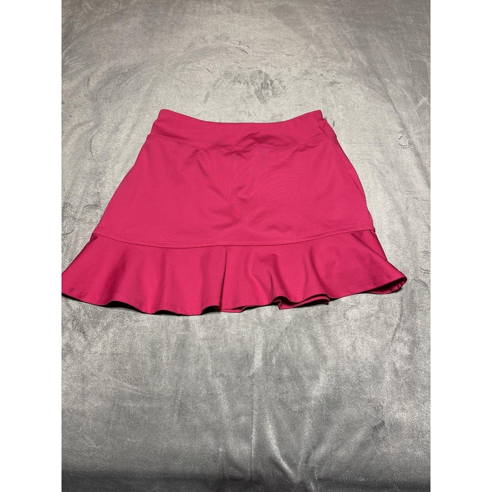 Tommy Bahama Golf Skort Womens Small Pink Athletic Stretch Pull On Ruffle Skirt - Picture 8 of 8